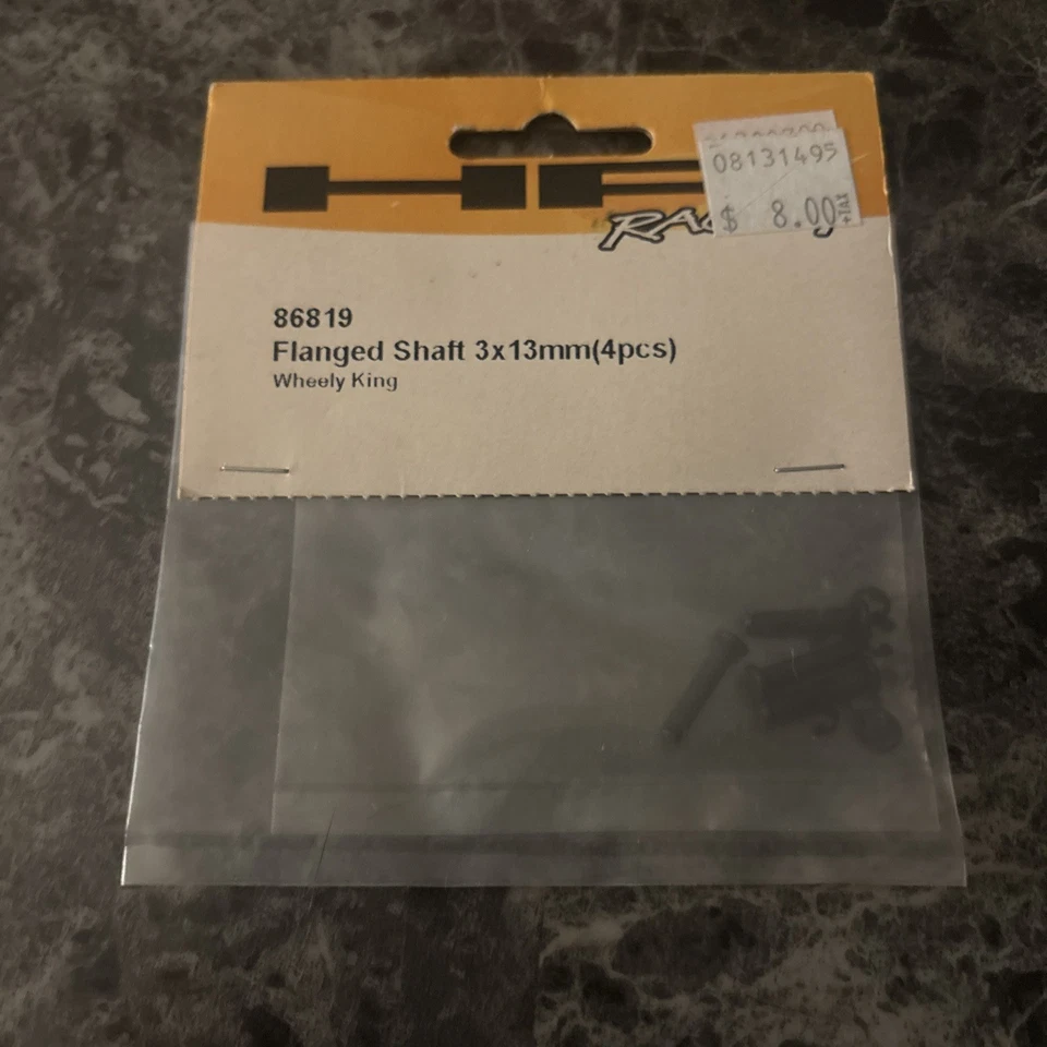 (B9) HPI Part #86819: Flanged Shaft 3x13mm (4 pcs); Wheely King - Image 1 of 1