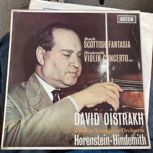 Very Rare Decca SXL 6035 Vinyl 1963 Hindemith/Oistrakh Bruch Scottish Fantasia - Picture 1 of 7