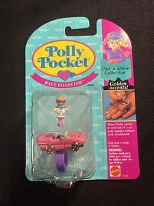 Anello Polly Pocket RACY ROADSTER 1994 * NUOVO * - Foto 1 di 6