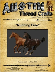 Running Free by AustinThreadCrafts cross stitch pattern - Picture 1 of 2