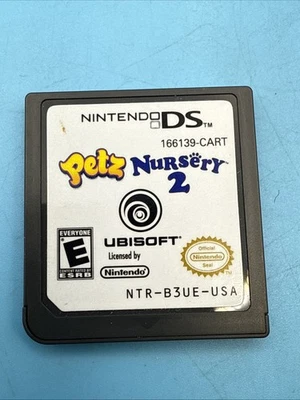 Petz Nursery 2 (Nintendo DS, 2009) Used DS Game Cartridge - Image 1 of 2