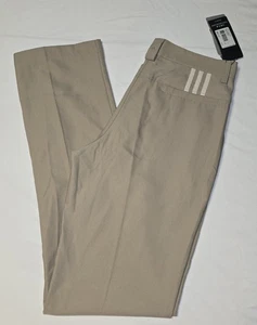 Adidas Pantaloni Golf Uomo 32x38 Alto Beige Cachi Elasticizzati Tech Climalite 176PS NUOVI CON ETICHETTE - Foto 1 di 8