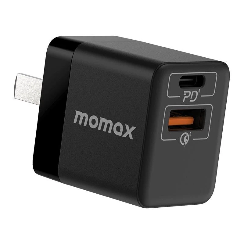 MOMAX UM36 PD 20W USB-C / Tipo-C + Cargador Adaptador de Corriente Foto 1 de 1