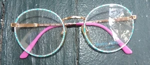 NOS Vintage OCEAN OPTIQUE IMAGE BG 48-20-135 FRANCE PINK, WHITE,TORQUISE FRAMES - Picture 1 of 11