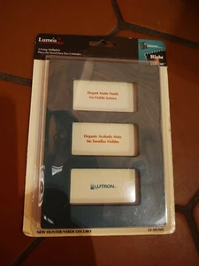 Lutron Lumea 2 Wallplate | 3-Gang | LT-3H-NH New Hunter Color - Picture 1 of 3