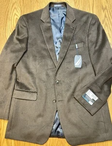 Nautica "Sea" braun Kaschmir Feel Herren Blazer/Sportmantel Jacke, 42L - Neu mit Etikett - Bild 1 von 9