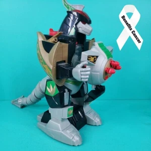 Imaginext Mighty Morphin Power Rangers Green Ranger Dragonzord 16"" sin control remoto - Imagen 1 de 11