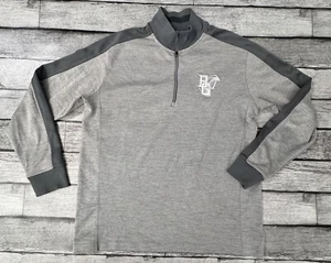 Nike Golf Dri-fit Bowling Green Falcons Charcoal Gray 1/4 Zip Large Pullover - Picture 1 of 11