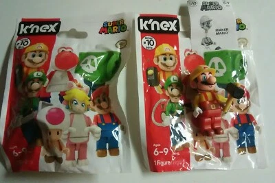 K'NEX Super Mario Bros Maker Mario & Cannon Box Series 10 Figures - Image 1 of 4