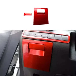 2018-2023 For Toyota Camry Trim Glossy Red Left Driver Storage Box Handle Frame - Picture 1 of 5