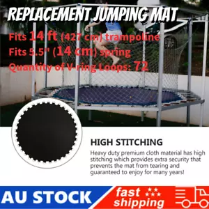 Replacement Trampoline Spring 140MM 14FT 72 Mat Round Spare For Home Family AU - Picture 1 of 12
