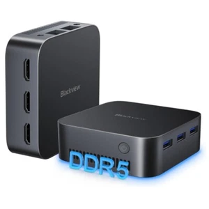 Blackview MP80 Mini PC Intel N97 16GB LPDDR5 512GB M.2 SSD Mini Computer 4K UHD - Bild 1 von 20