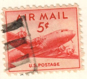 USA - Airmail - 1947 -1949 DC-4 Skymaster - Picture 1 of 1