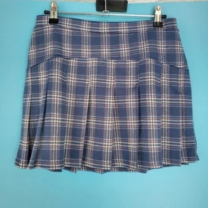 NEW SO Girl's Size 12 PLUS Pleated Light Blue Mini Skirt - Picture 1 of 5