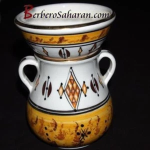 Handmade Algerian Tea infuser in Tassili patterns - Large - Picture 1 of 1