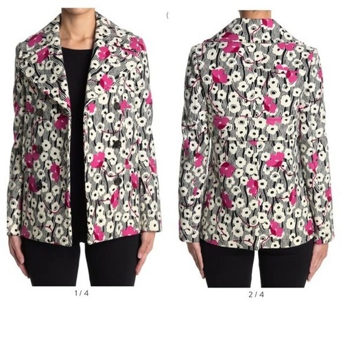 Giacca blazer Valentino Caban in misto lana stampata NUOVA TG 40 #DC267