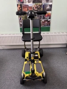YELLOW Luggie Mobility Scooter ELITE PLUS MODEL - SERVICED & TESTED ✅ #2080 - Picture 1 of 5