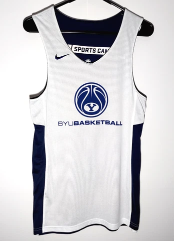 BYU Cougars Reversible Basketball Jersey by NIKE | Official Mens Small Cover