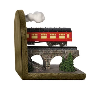 The Bradford Exchange Bookend Collection Issue #3 'Coach Car' Illuminated 5-Inch - Picture 1 of 3