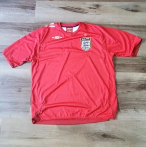 Umbro 2004 - 2006 England Soccer Jersey Red Men's XXL - Picture 1 of 8