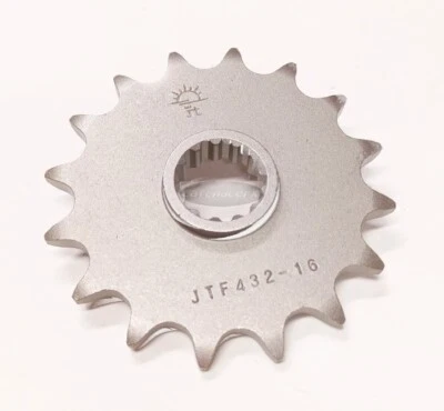 Suzuki DRZ400SM Front Sprocket 16 Tooth Sprocket DRZ400S DRZ400 00-22 JTF432.16 - Image 1 of 4