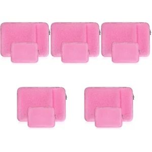 5 Pack 13-Zoll-Computerbeutel-Set Computertaschen Laptop -Abdeckungen - Afbeelding 1 van 12