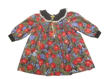 Vestido de fiesta LITTLE PRECIOUS para niña talla 3 manga larga hecho en EE. UU. DE COLECCIÓN Foto 1 de 4