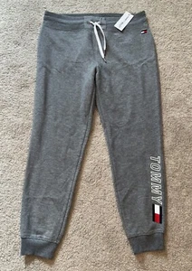 NWT Tommy Hilfiger Sport Sweatpants Jogger Pants Womens Gray Sz L - Picture 1 of 4