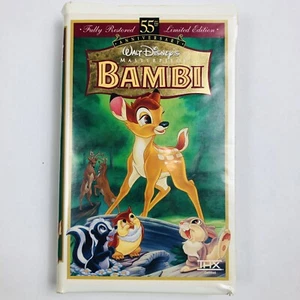 Bambi: 55th Anniversary Walt Disney's Masterpiece (VHS, Limited Edition) - Picture 1 of 4