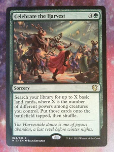 Celebrate the Harvest MIC - MTG - Magic the Gathering Green - Picture 1 of 2