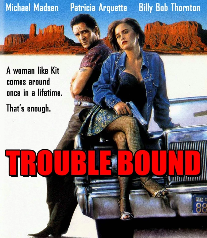 TROUBLE BOUND BLU-RAY NEW Code Red Michael Madsen Patricia Arquette - Image 1 of 1