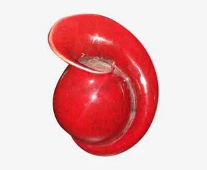 Vase Rosenherz aus Keramik von Fred und Andrée STOCKER um 1950 - Bild 1 von 12