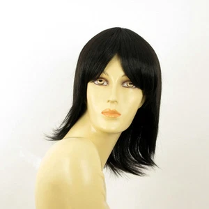 mid length wig for women dark brown "brown" ref: NEIGE 2 PERUK - Picture 1 of 8