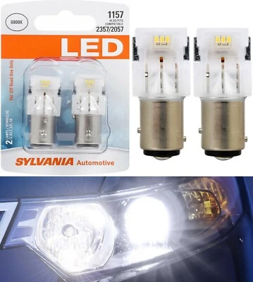 Sylvania Premium LED Light 1157 White 6000K Two Bulbs Back Up Reverse Replace OE - Image 1 of 4