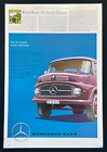 1959 Paper Advert Mercedes-Benz Trucks, President as Trail Blazer, Liberia Story