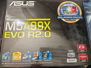 ASUS M5A99X EVO R2.0 Motherboard Socket AM3+ DDR3 USB3.0 AMD (W/ Box/IO Shield) - Picture 1 of 8