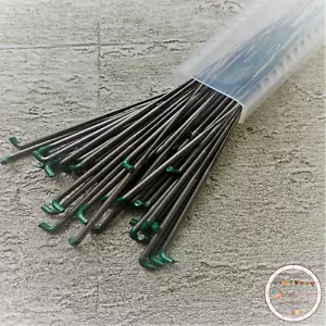 Heidifeathers® Reborn Wurzelnadeln 10 x 36G (grüne Spitze) - mittlere Nadel - Bild 1 von 8