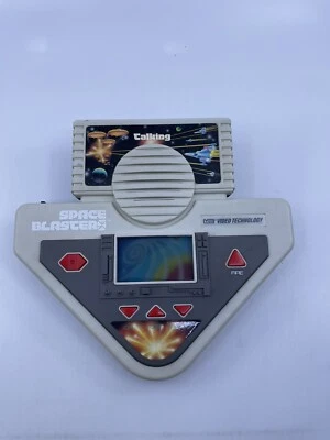 1988 Space Blasters Vintage Talking Handheld Game  Works Great S1 - Image 1 of 4