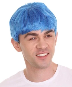 Monster Wig , Blue TV/Movie Wigs , Premium Breathable Capless Cap HM-1065 - Picture 1 of 9