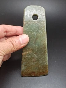 Chinese old jade,noble collection,Hongshan culture,jasper,rare axe,statue AD - Bild 1 von 4