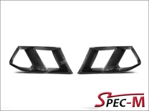 CF Front Bumper Fog Vent Cover Trim MP DRY Carbon Fits For BMW G80 M3 G82 G83 M4 - Bild 1 von 4