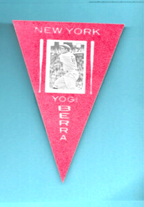 YOGI BERRA  2013 PANINI COOPERSTOWN RED PENNANT BOX TOPPER #29