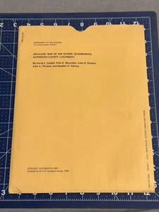 Geologische Karte des gotischen Vierecks (1991) - Bild 1 von 1
