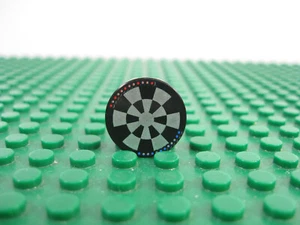 LEGO Azulejo Negro Redondo 2 x 2 con Tablero Holograma Dejarik Pttn 7190 4504 #4150ps3 - Imagen 1 de 2