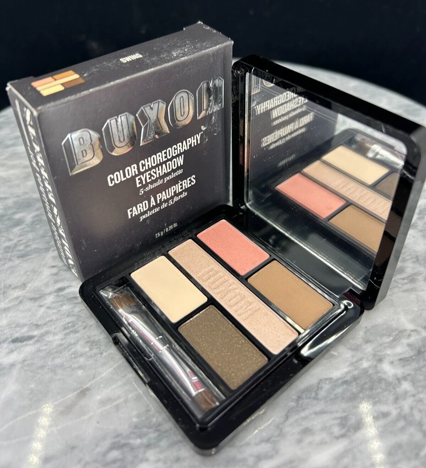 BUXOM Color Choreography Eyeshadow 5-Shade Palette #SWING ~ 7.5g/0.26oz - NIB - Image 1 of 4