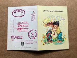 1983 Yonkers, NY Stamped All Over Birthday Card, Registry Division/Main Station - Picture 1 of 6