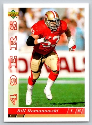 1993 Upper Deck #263 Bill Romanowski - Image 1 of 2