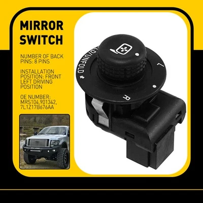 Interruptor de control del espejo retrovisor eléctrico lado del conductor delantero para Ford F350 F450 F550 2009-2014 Foto 1 de 4