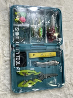 Kit de ferramentas utilitárias de pesca novo Broockstone com estojo de armazenamento - Imagem 1 de 4