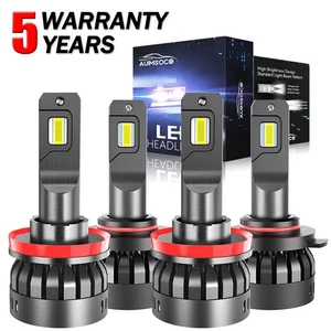 For Cadillac STS 2005-2011 Combo LED Headlight High Low Beam Light Bulb KIT - Foto 1 di 18